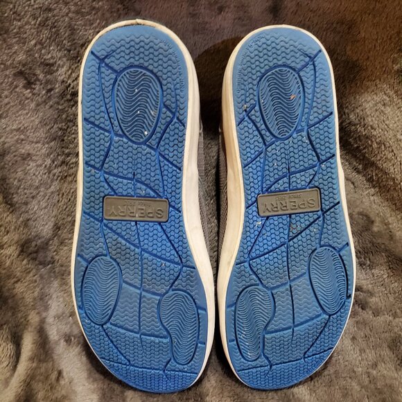 SPERRY SON-R PONG BLUE SNEAKER SHOES MENS 9R ATHLETIC Mesh Deck Shoe READ - Picture 13 of 13